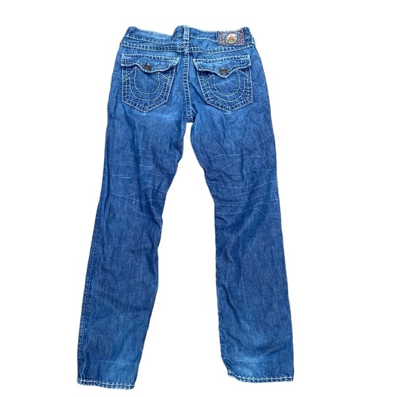 Vintage Embroidered Tab True Religion Jeans Size 34 Blue - Picture 7 of 15